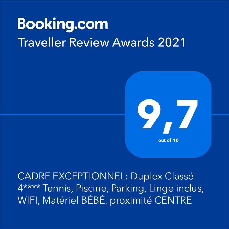 Cadre Exceptionnel: Duplex Classe 4**** Tennis, Piscine, Parking, Linge Inclus, Wifi, Materiel Bebe, Proximite Centre Deauville Eksteriør bilde